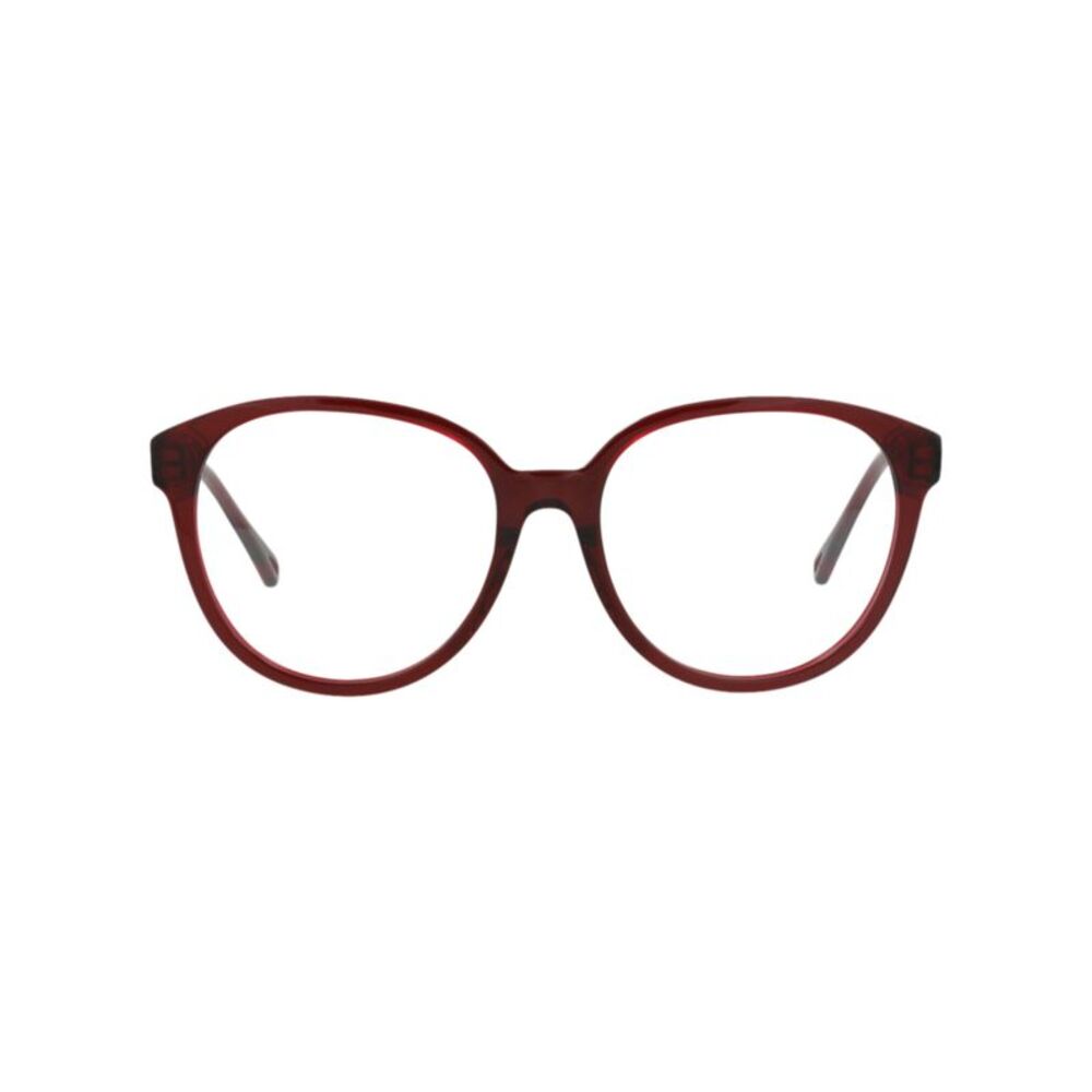 Chloé Round-Frame Bio Acetate Optical Frames Red Womens